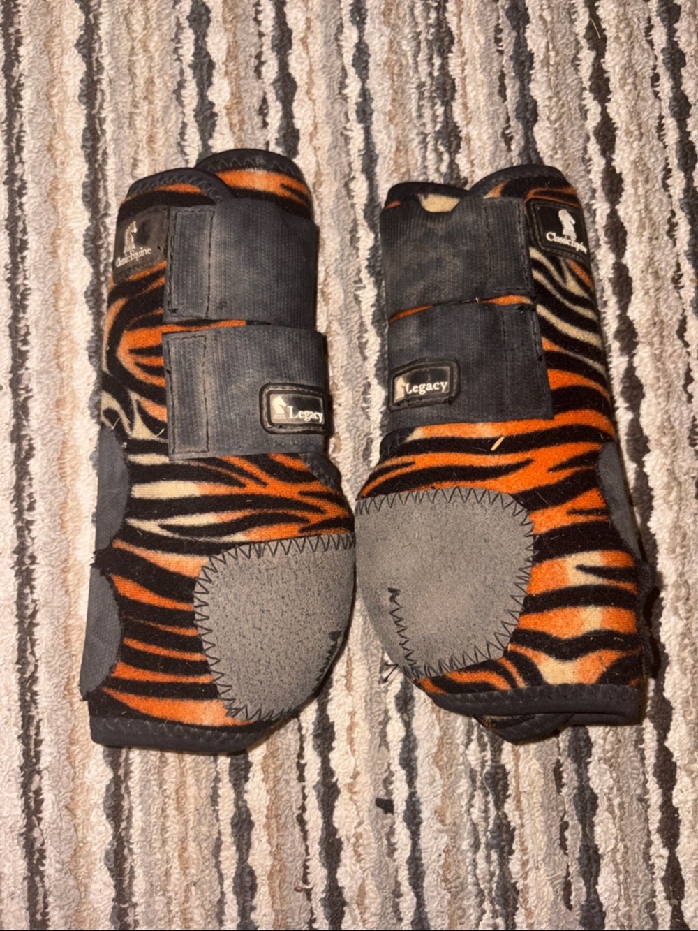 Tiger-Striped Wrap- Orange, Black, Cream Wraps